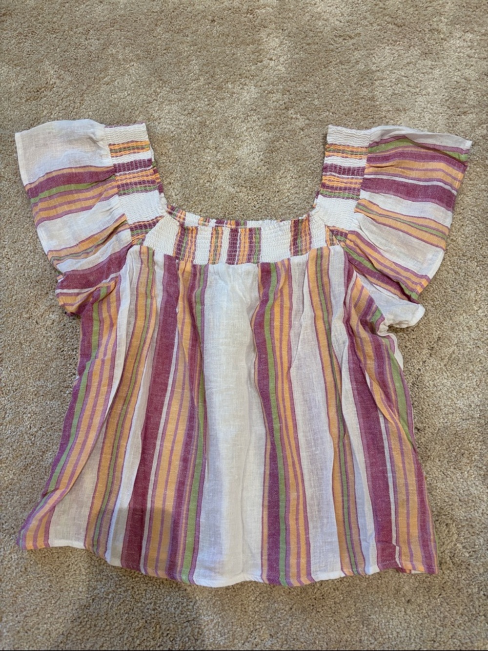 Gently Used Rails Off Shoulder Top Blouse  Size Small